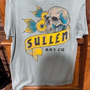 Sullen Art Co Men's Short Sleeve Graphic Tee - Gray